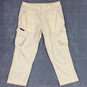 Grundens Pants Men's 36S Yellow Breakwater Cargo Outdoor Fishing Fit 36 x 26
